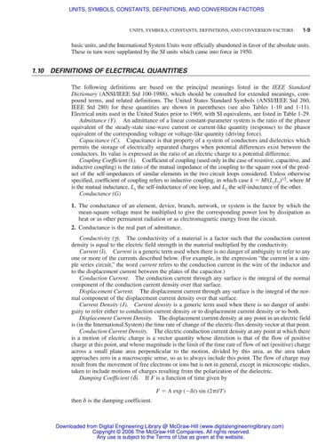 Standard Handbook for Electrical Engineers