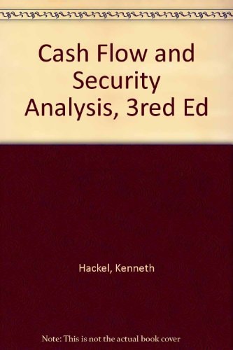 Cash Flow and Security Analysis