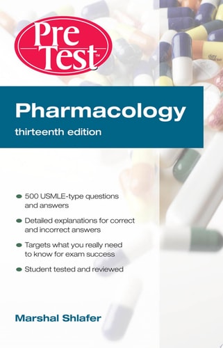 Pharmacology PreTest Self-Assessment and Review, Thirteenth Edition