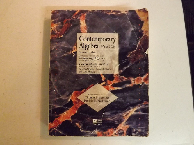 CONTEMPORARY ALGEBRA: MATH 1040
