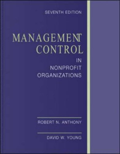 Management Control In Nonprofit Organizations
