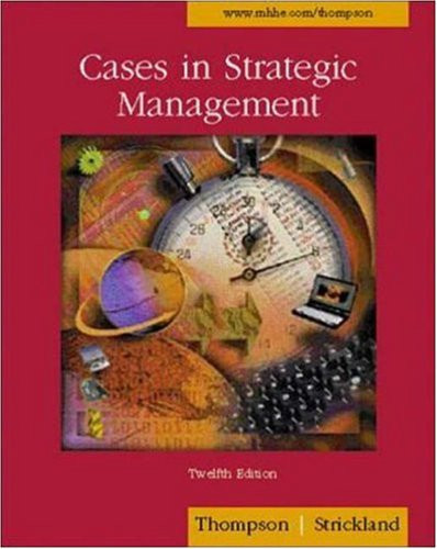 Cases in Strategic Management with PowerWeb and Concept/Case TUTOR Cards