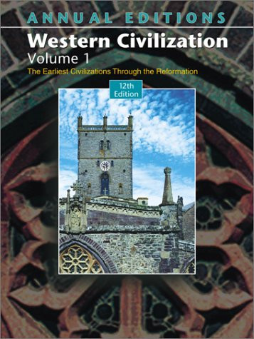 Annual Editions: Western Civilization, Volume 1