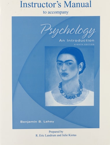 Instructor's Manual to Accompany Psychology: An Introduction
