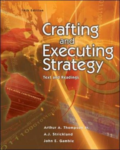 Crafting and Executing Strategy Text and Readings with Online Learning Center with Premium Content Card