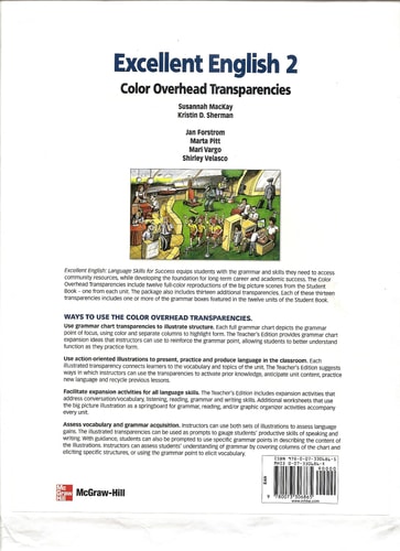Excellent English 2 Color Overhead Transparencies