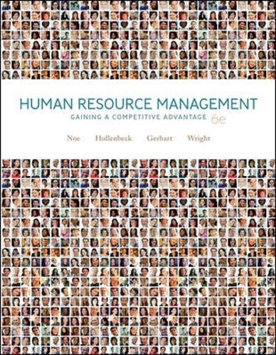 Human Resource Management: Gaining a Competitive Advantage