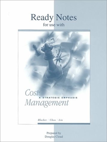 Cost Management A Strategic Emphasis - Ready Notes