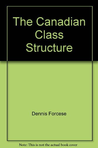 The Canadian class structure