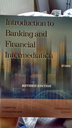 Introduction to Banking and Financial Intermediation, Dr Sonia Falconieri, Cass Business School