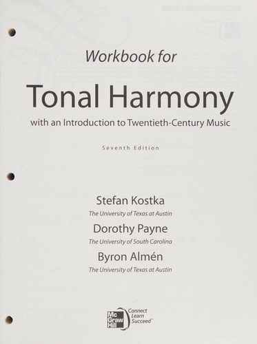 Bound for Workbook for Tonal Harmony
