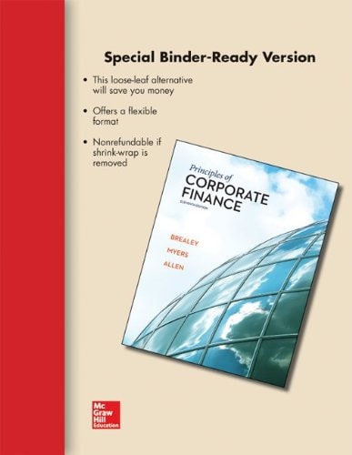 Loose-leaf for Principles of Corporate Finance