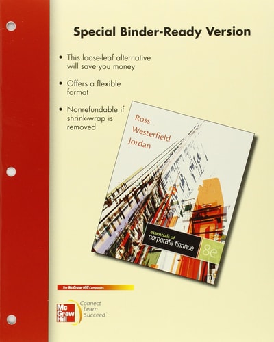 Loose Leaf for Essentials of Corporate Finance