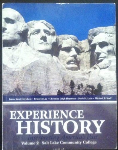 Experience History (Volume 2: Salt Lake Community College)