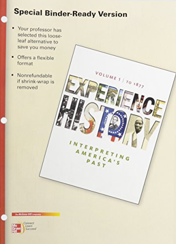 Looseleaf for Experience History, Volume 1: To 1877