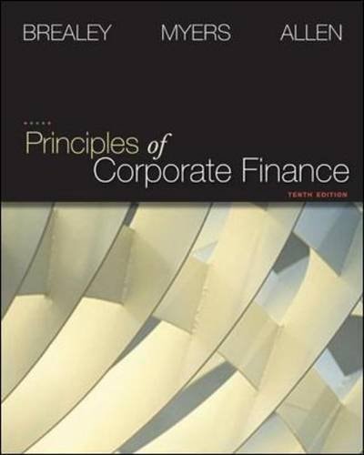 Principles of Corporate Finance + Connect Plus (The Mcgraw-hill/Irwin Series in Finance, Insurance, and Real Estate)
