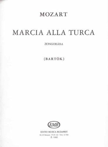 MOZART - Marcha Turca (K.331) para Piano (Bartok)