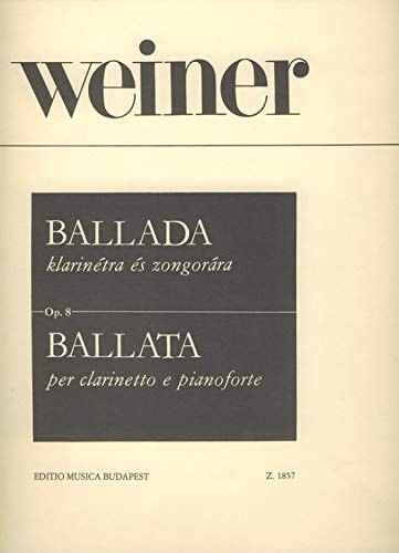 Ballad Op. 8 (Clarinet and Piano)
