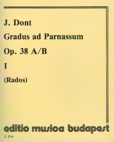 DONT - Gradus ad Parnassum Op.38 Vol. 1º para 2 Violines (Rados)
