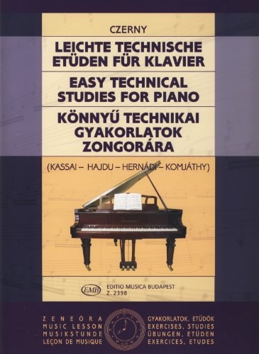 CZERNY - Estudios Tecnicos Faciles para Piano (Kassai/Hajdu/Hernadi/Komjathy)