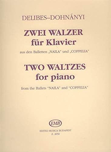Two Waltzes from the ballets "Naila" and "Coppelia" (Piano)