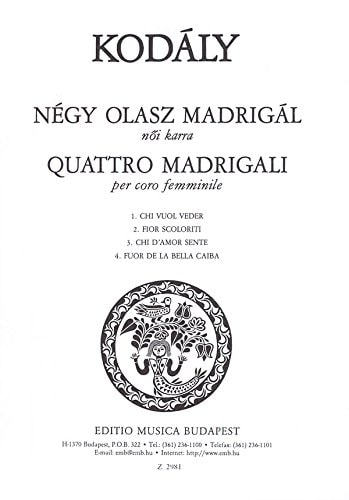 Quattro Madrigali Chant