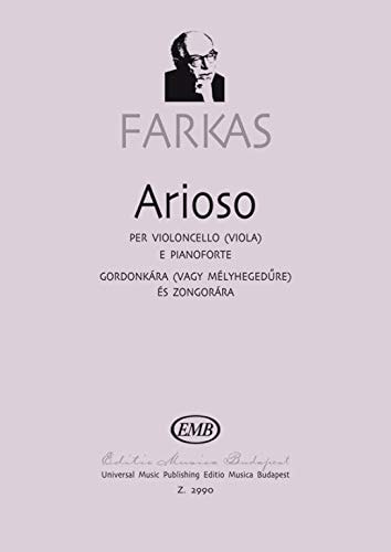 Arioso for violoncello (viola) and piano (Violoncello and Piano)
