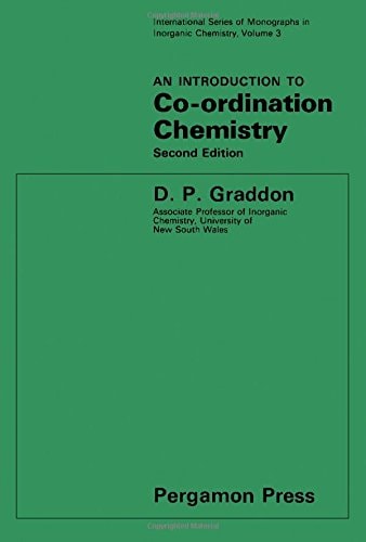 An introduction to co-ordination chemistry (International series of monographs in inorganic chemistry, vol.3)