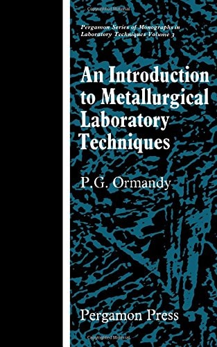 Introduction to Metallurgical Laboratory Tech
