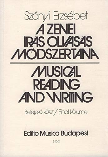 Musical Reading and Writing Teachers' Books - Final volume (Music Theory)