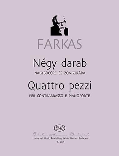 Quattro pezzi per contrabasso e pianoforte (Double Bass and Piano)