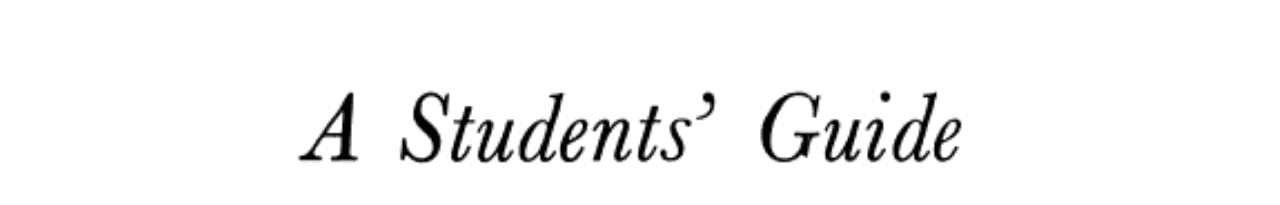 Student's Guide to Piaget
