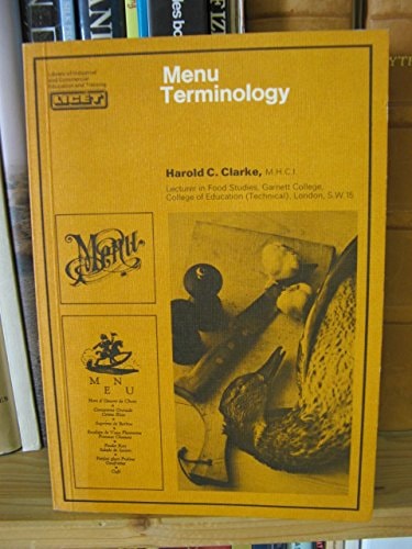 Menu Terminology