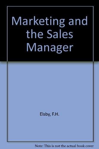 Marketing and the Sales Manager