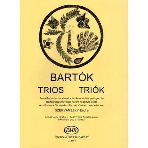 Trios (from three-part choral works arranged by E. Szervánszky) (Violins)