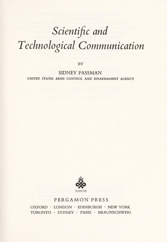 Scientific and technological communication