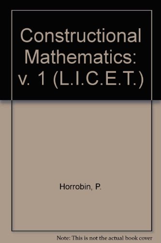 Constructional mathematics (Library of industrial and commercial education and training. Construction division) (v. 1)