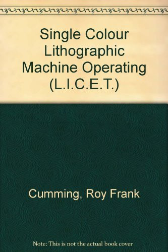 Single-colour Lithographic Machine Operating