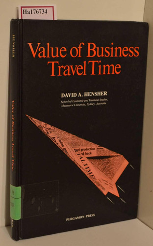 Value of business travel time