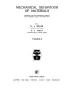 Mechanical Behaviour of Materials Held in Cambridge, England, 20 - 24 August 1979 : (in 3 vol.)