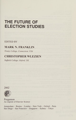The Future of Election Studies