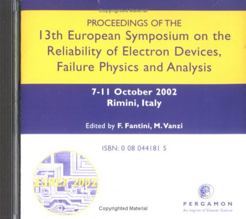 Proceedings of the 13th European Symposium on the Reliability of Electron Devices, Failure Physics and Analysis