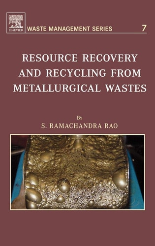 Resource Recovery and Recycling from Metallurgical Wastes