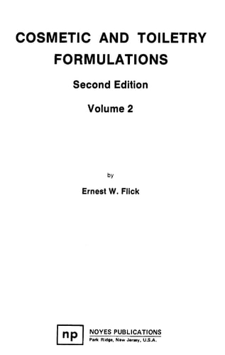 Edition published by Noyes Publications