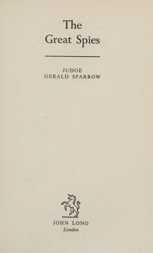 The Great Spies