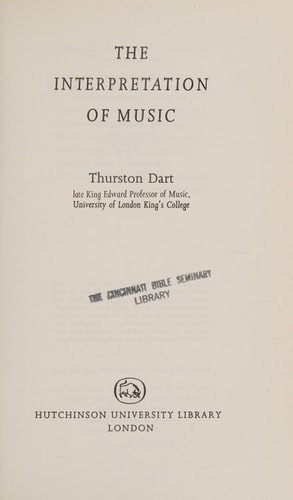 Interpretation Of Music