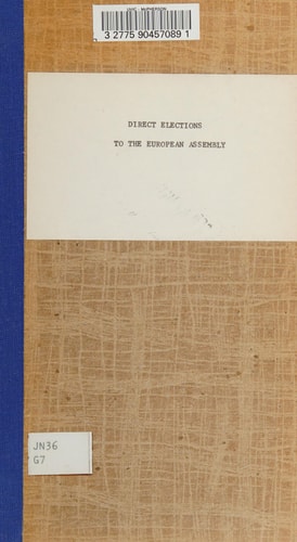 Direct Elections to the European Assembly (Command 6768)