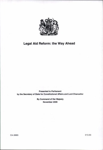 Legal Aid Reform The Way Ahead