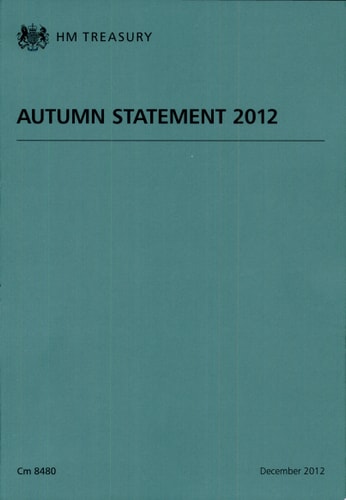 Autumn Statement 2012