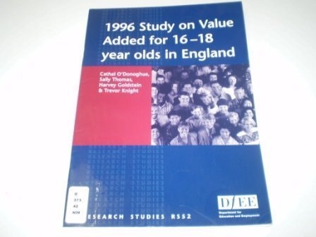 1996 Study on Value Added for 16-18 Year Olds in England